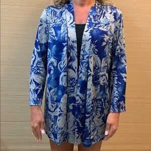 Kasper open front lightweight jacket